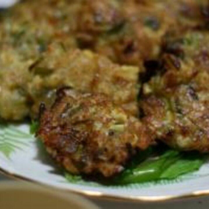 豆腐と山芋の落とし焼き